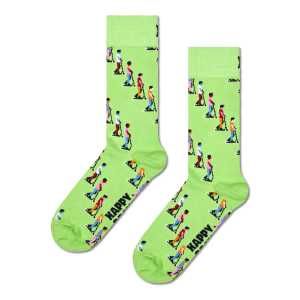 Green E-Scooter Crew Sock