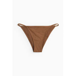 H&M Cheeky Tanga Bikinihose Braun, Bikini-Unterteil in Größe 36. Farbe: Brown