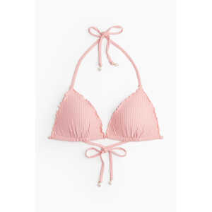 H&M Push-up Triangel-Bikinitop Hellrosa, Bikini-Oberteil in Größe 38. Farbe: Light pink