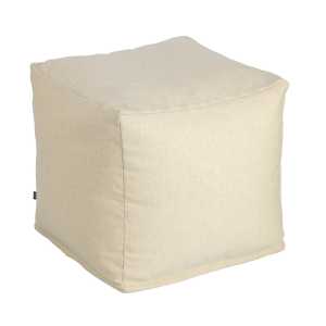 Kave Home - Nedra quadratischer Pouf 50 x 50 cm, beige