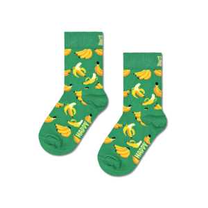 Kids Green Banana Crew Sock