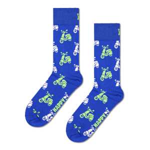 Navy Vespa Crew Sock