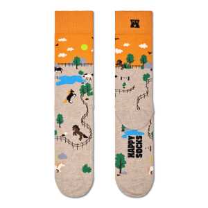 Orange Horse Crew Socken