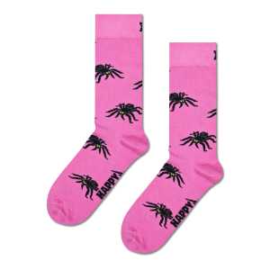 Pink Spider Crew Sock