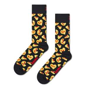 Pizza Love Socken, Schwarz | Happy Socks