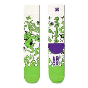 White Hyper Dragon Crew Sock