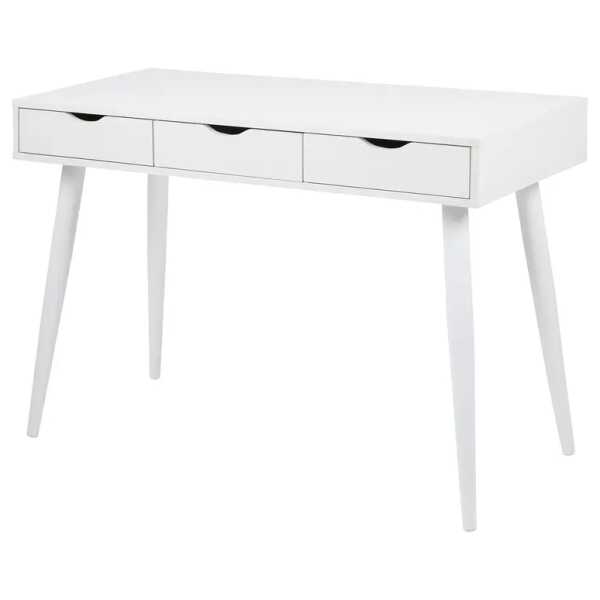 Schreibtisch Dingus 110 x 77 x 50cm Weiß/Weiß