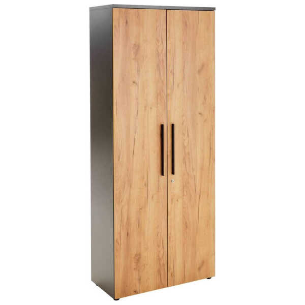Novel AKTENSCHRANK Graphit, Eiche