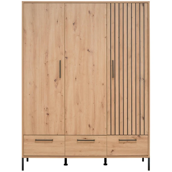Jimmylee BABYKLEIDERSCHRANK Eiche Artisan