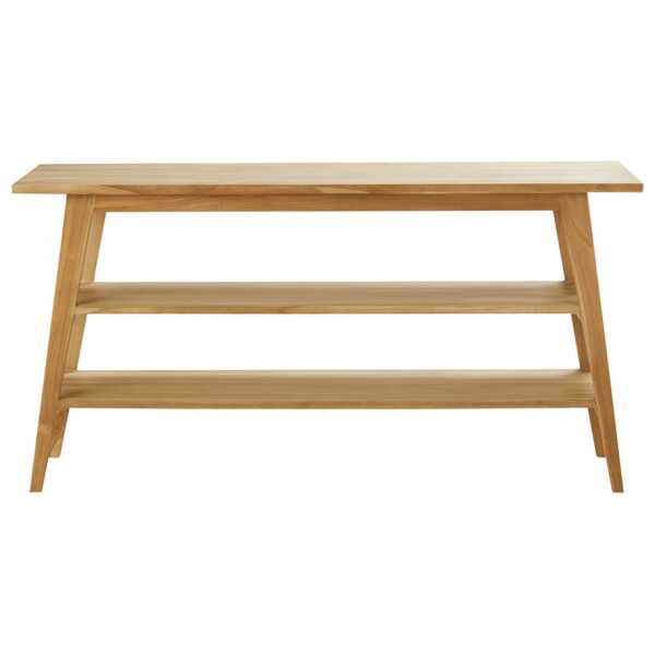 Badezimmermöbel aus massivem Teakholz 2 Bretter 150 cm
