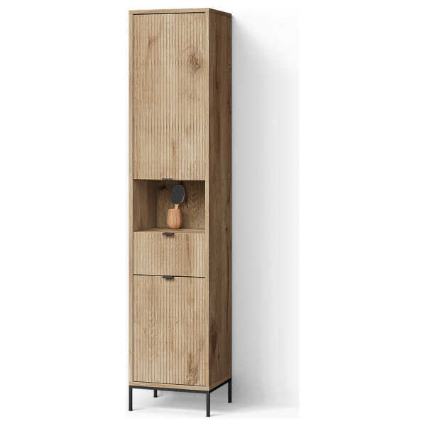 Livinity® BADSCHRANK Eiche Wotan