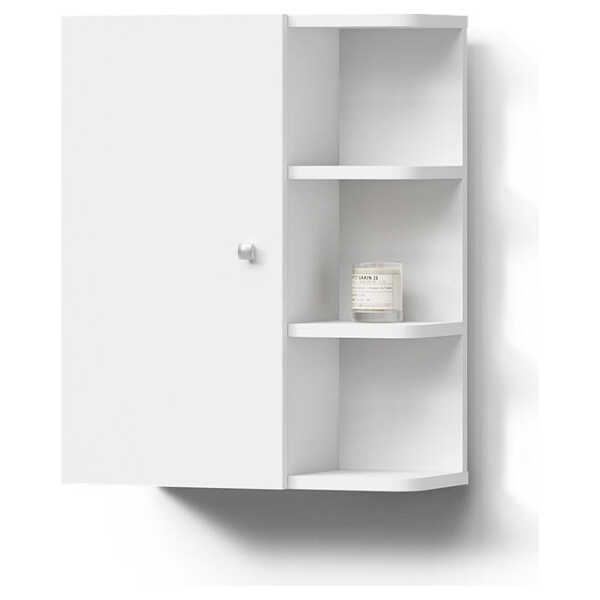 Livinity® BADSCHRANK Weiß, Weiß