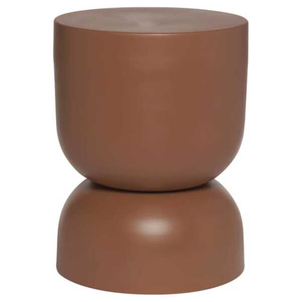 Beistelltisch aus Metall, terrakotta Ø 32 cm