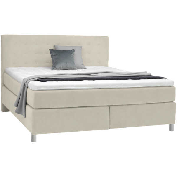Voleo BOXSPRINGBETT Hellgrau