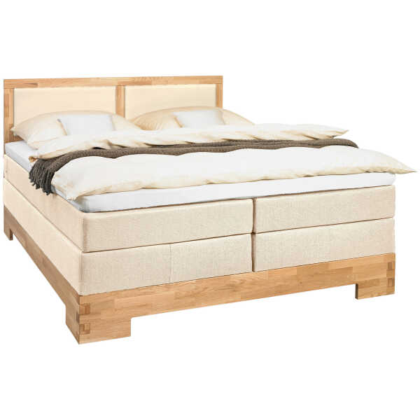 Linea Natura BOXSPRINGBETT Eiche, Beige