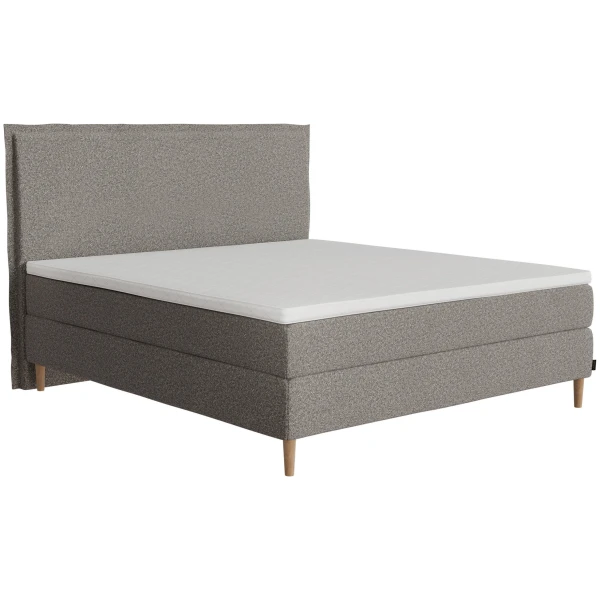 Jensen BOXSPRINGBETT Grau, Braun