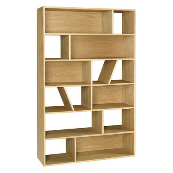 Bücherregal mdf Esche Furnier AZTEQUE