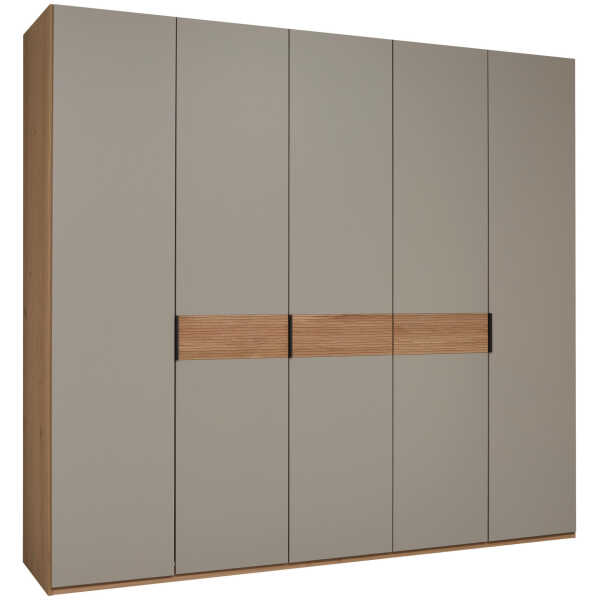 Dieter Knoll DREHTÜRENSCHRANK Taupe, Eiche