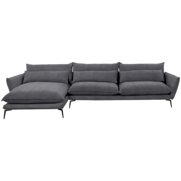 Livetastic ECKSOFA Anthrazit
