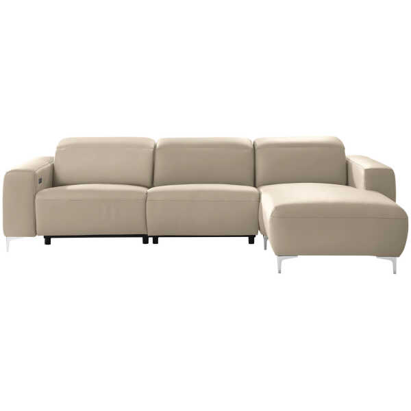Pure Home Lifestyle ECKSOFA Hellbraun