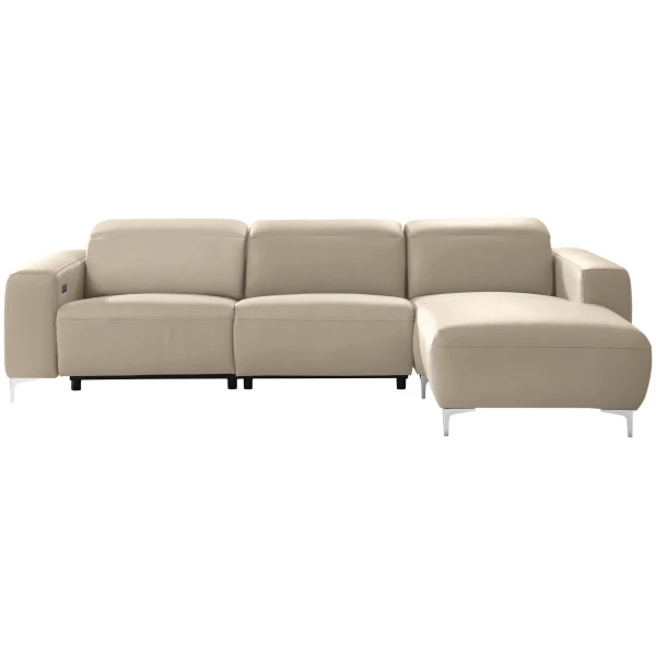 Pure Home Lifestyle ECKSOFA Hellbraun
