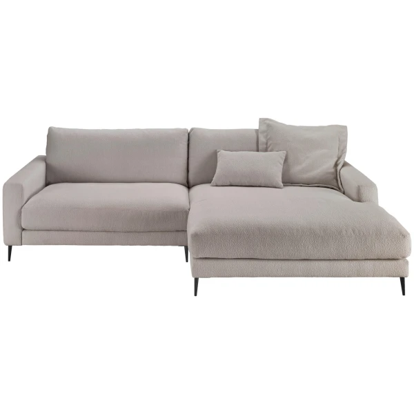 Pure Home Lifestyle ECKSOFA Hellgrau