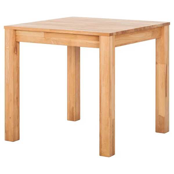 Esstisch BrianaWood I 80 x 80 cm Braun