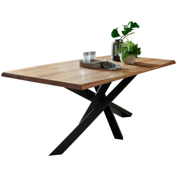 Linea Natura ESSTISCH Schwarz, Eiche