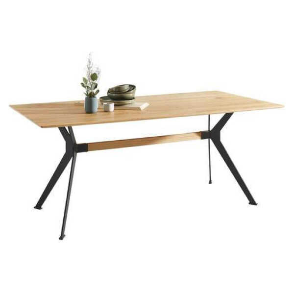 Linea Natura ESSTISCH Schwarz, Eiche