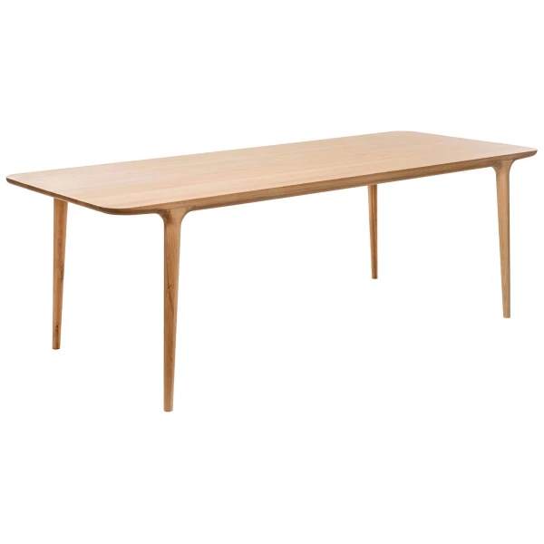 Massiver Esstisch 160 x 90 cm Braun/Eiche