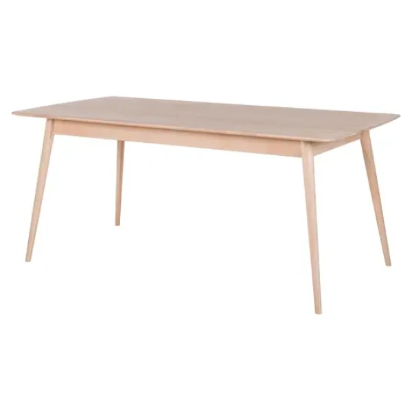 Massiver Esstisch rechteckig 180 x 90 cm Beige