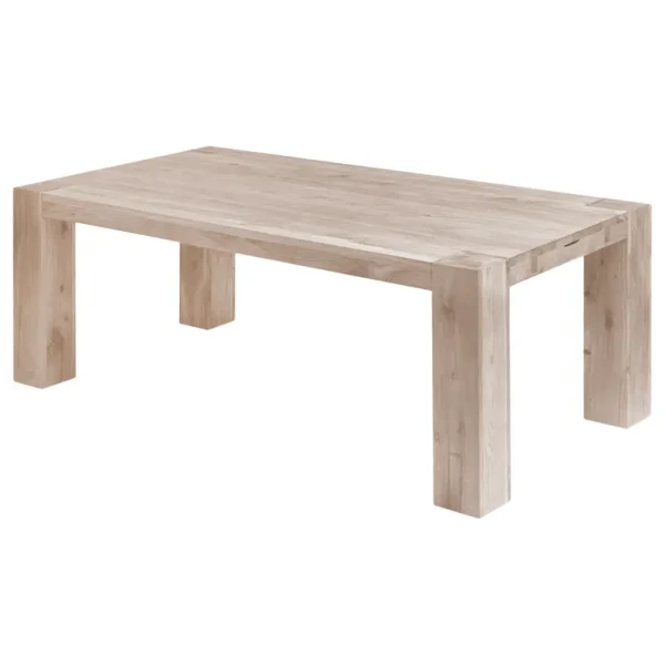 Esstisch George 140 x 100 cm Braun/Eiche Hell