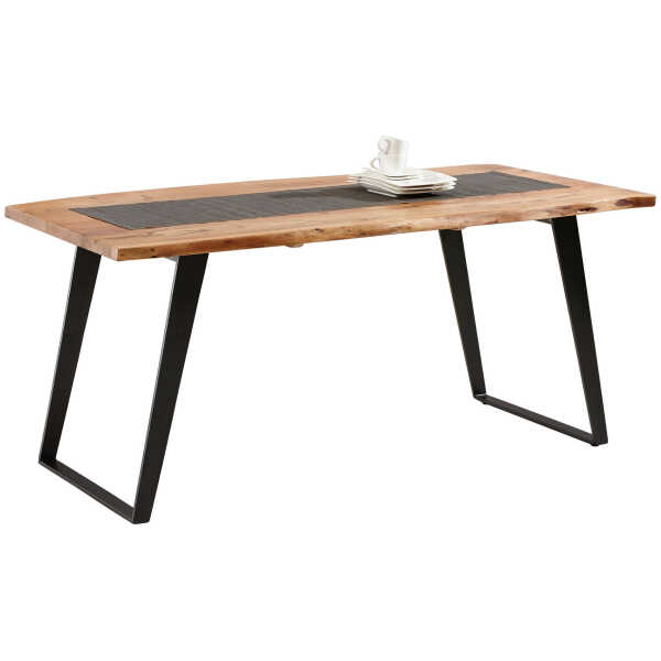 Ambia Home ESSTISCH Schwarz, Akazie