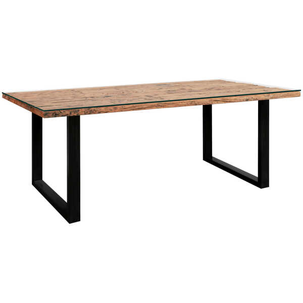 Ambia Home ESSTISCH Braun, Schwarz