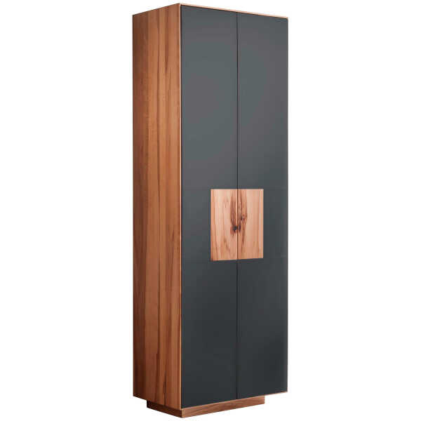 Linea Natura GARDEROBENSCHRANK Anthrazit, Buche