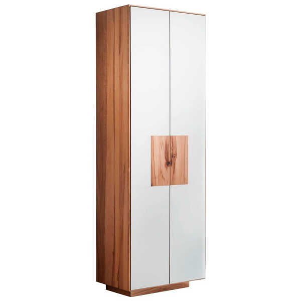 Linea Natura GARDEROBENSCHRANK Weiß, Buche
