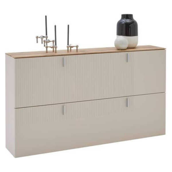 Dieter Knoll HÄNGESCHUHSCHRANK Eiche, Sand