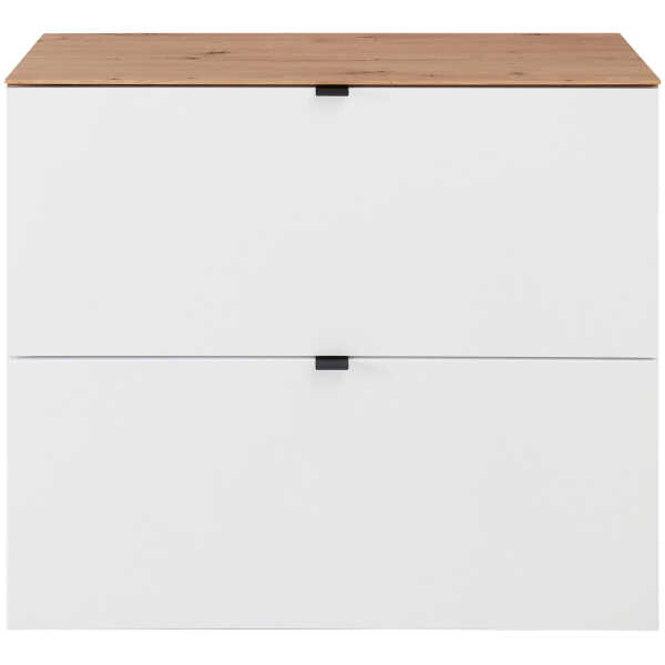 Voleo HÄNGESCHUHSCHRANK Weiß, Eiche Artisan