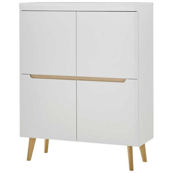 Furn.Design HIGHBOARD Weiß