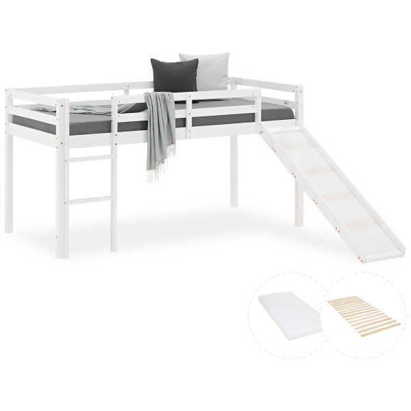 Homestyle4u HOCHBETT Weiß