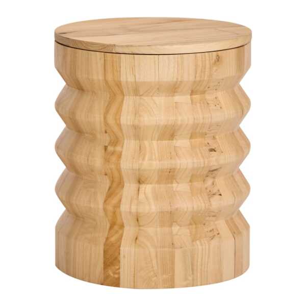 Hocker aus Massivholz