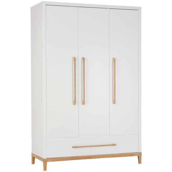 Stylife KLEIDERSCHRANK Weiß, Eiche