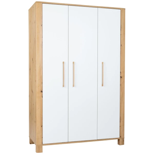 arthur berndt KLEIDERSCHRANK Eiche Artisan, Weiß