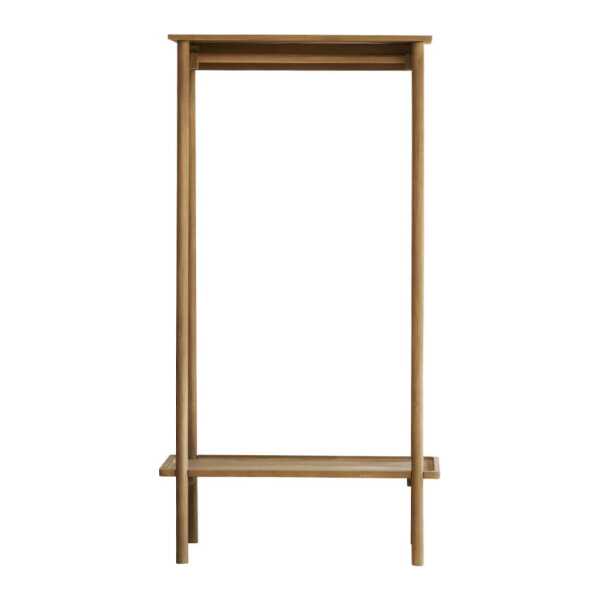 Kleiderständer aus massivem Teakholz 85 cm