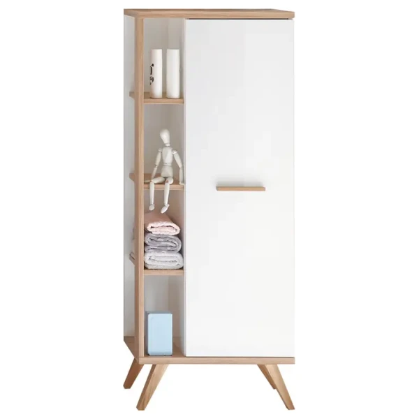 Midischrank 51 x 128 x 33cm Weiß
