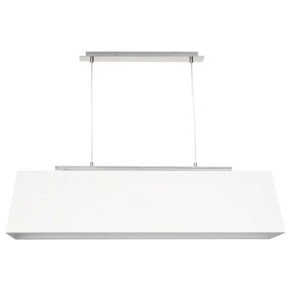 Pendelleuchte Concio 100 x 27 x 25cm Weiß Baumwollstoff E27