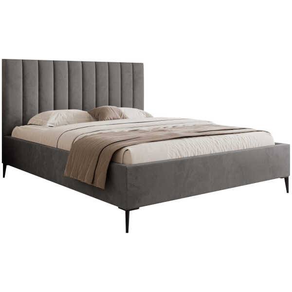 DomoHome POLSTERBETT Dunkelgrau