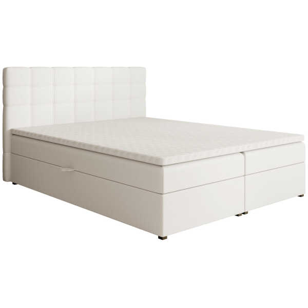 Beautysofa POLSTERBETT Weiß