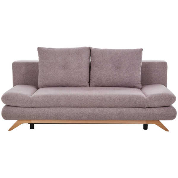 Carryhome SCHLAFSOFA Grau, Altrosa