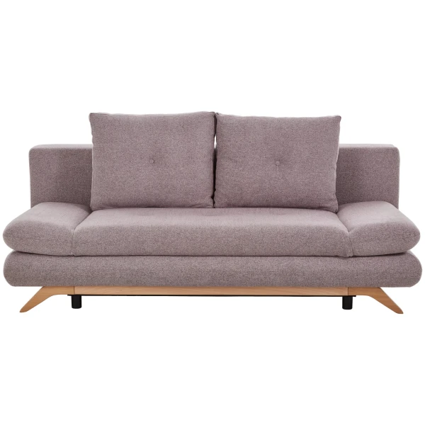 Carryhome SCHLAFSOFA Grau, Altrosa